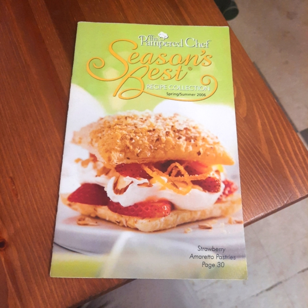 The Pampered Chef Vintage Season's Best Cookbooks/ 2 total